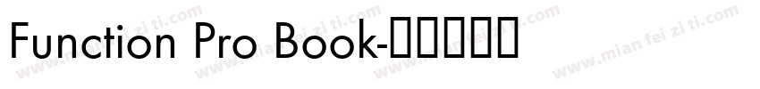 Function Pro Book字体转换